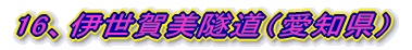 16、伊世賀美（旧伊勢神）隧道（愛知県）